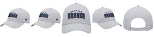 Fanatics Men's Gray Seattle Kraken Wordmark Adjustable Hat